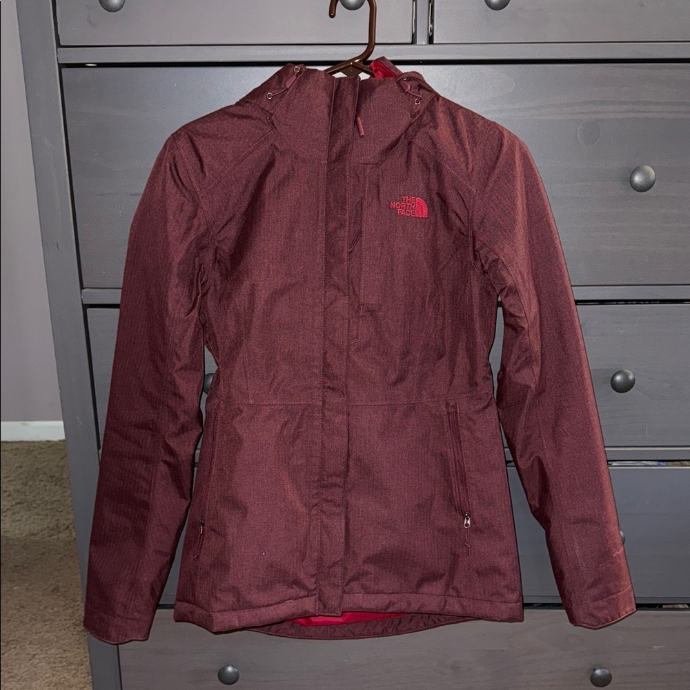 The North Face fleece lined Jacket, removable hood